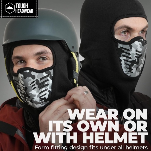 NWT Balaclava Ski Mask - Thermal Face Mask Cold Weather Motorcycle Mask - Picture 6 of 11